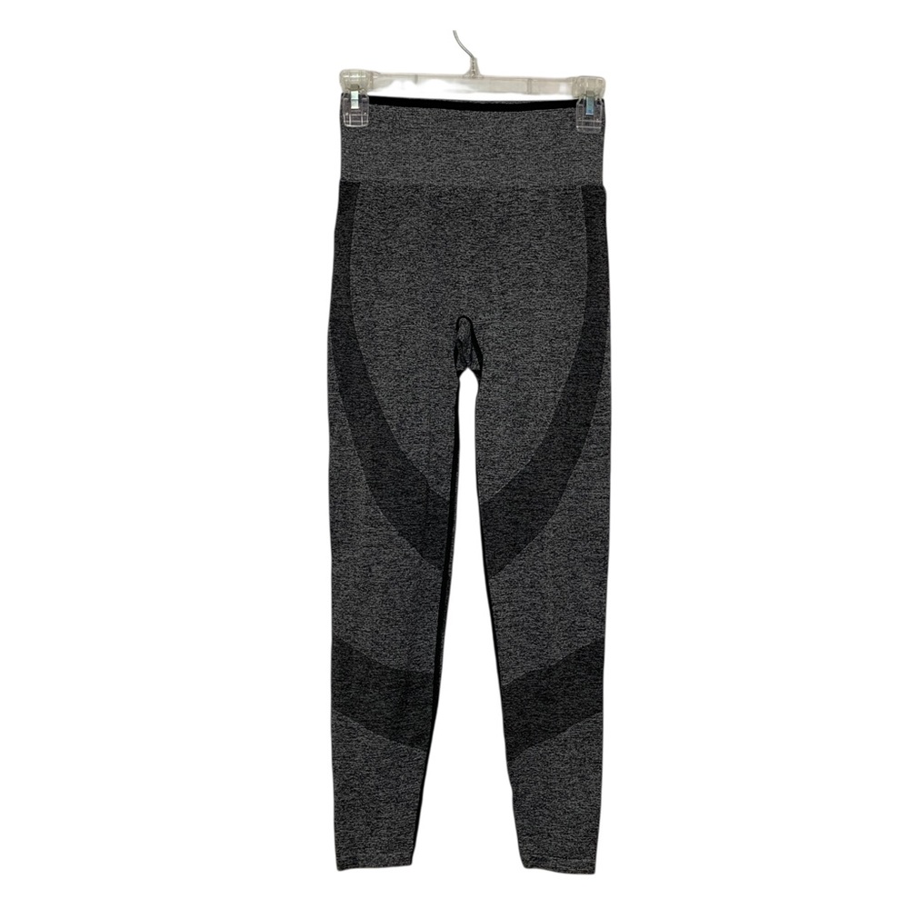 PINK VS NWOT Leggings Seamless Marled Grey and Black Size S